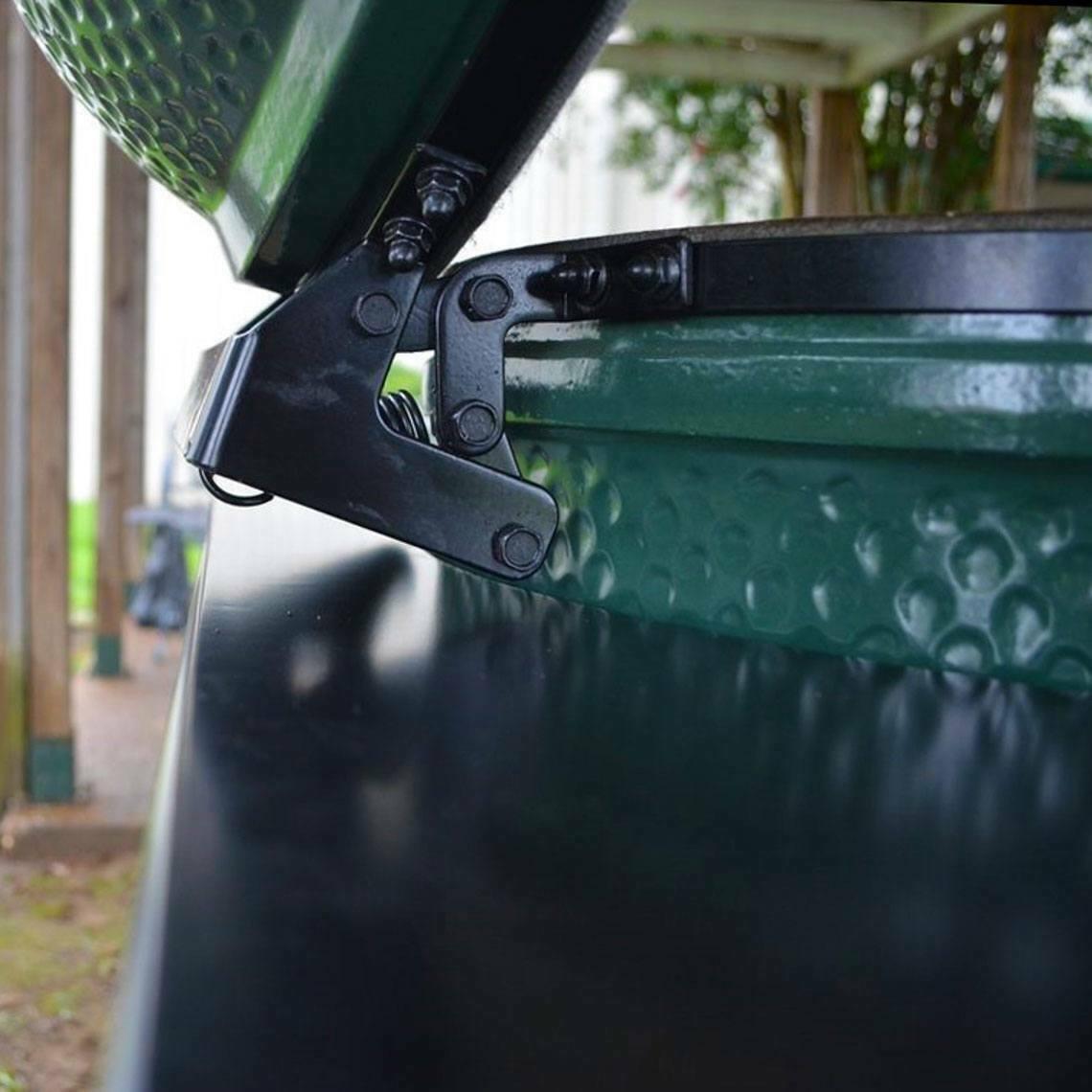 Titan Great Outdoors Ceramic Grill Table Aluminum Fits Large BGE, Kamado Joe