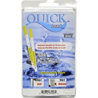 QuickLead Water Test EPA Limit 15 ppb Pack of 2 Tests - INCL. 12 PK