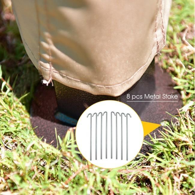Outdoor 2-Tier 10 Feet x 10 Feet Screw-free Structure