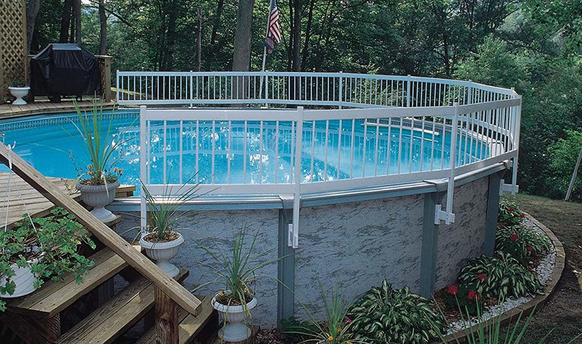 GLI Above Ground Pool Fence Base Kit (8 Section)