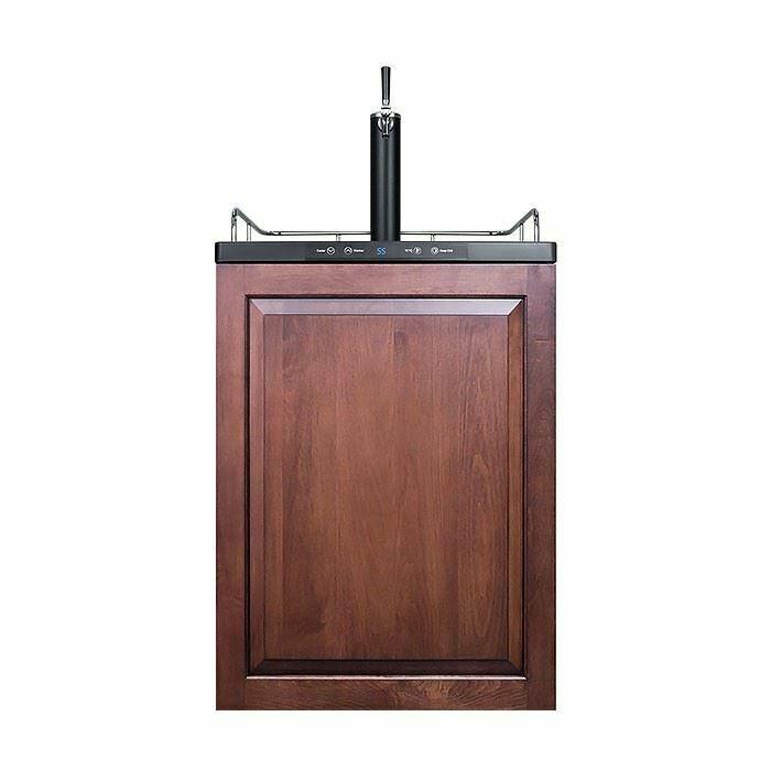 Summit Built-in Residential Beer Dispenser -Wood SBC635MBIIF
