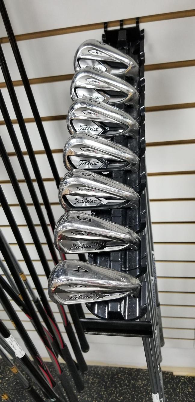 Used Titleist Ap1 718 4i-pw Steel Regular Golf Iron Or Hybrid Sets