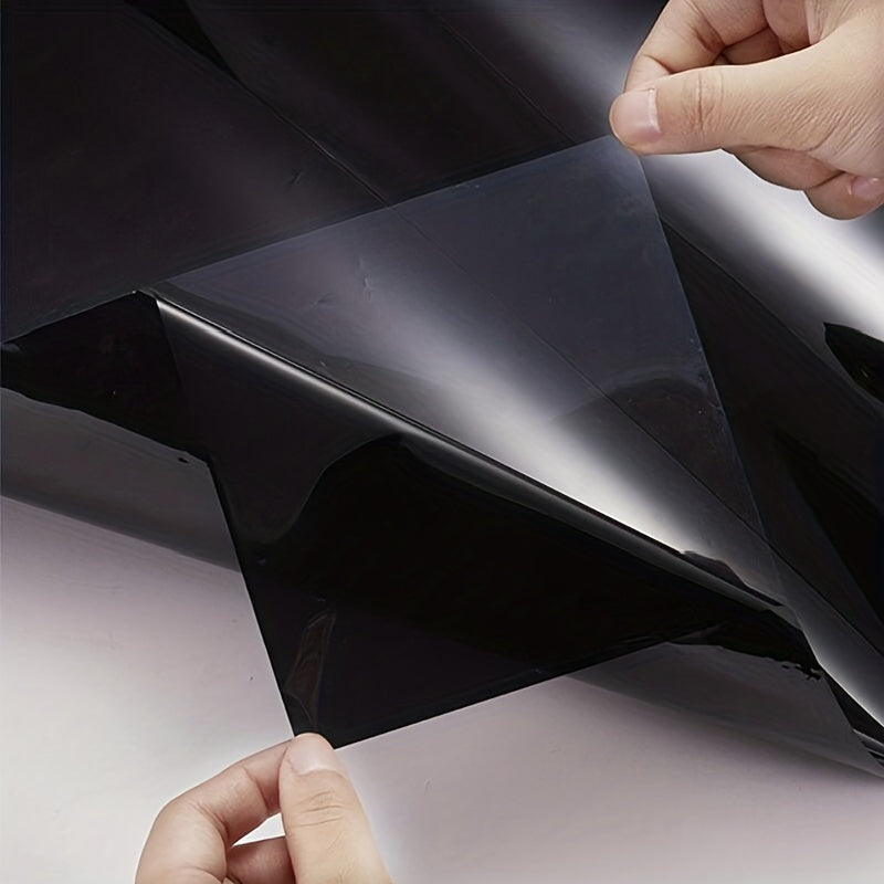 300cmx50cm/118.11inx19.69in Black Car Window Foils Tint Tinting Film Roll Car Auto Home Window Glass Summer Solar UV Protector Sticker Films