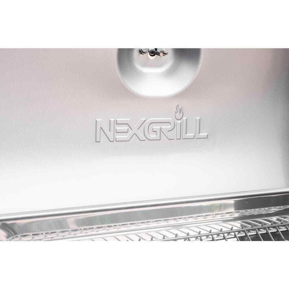 4-Burner Propane Gas Grill In Stainless Steel With Side Burner