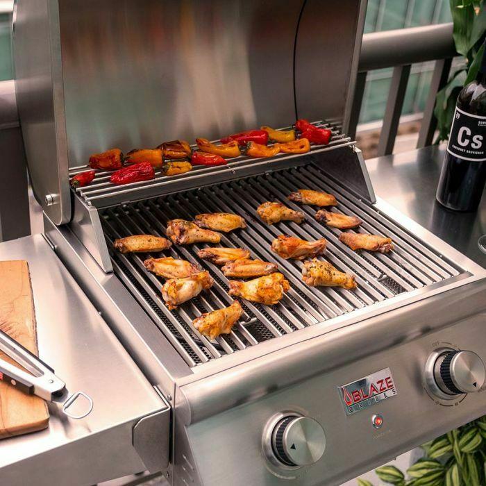 Blaze Stainless Steel Built-In 4-Burner Gas Grill, Natural Gas, 32-inch