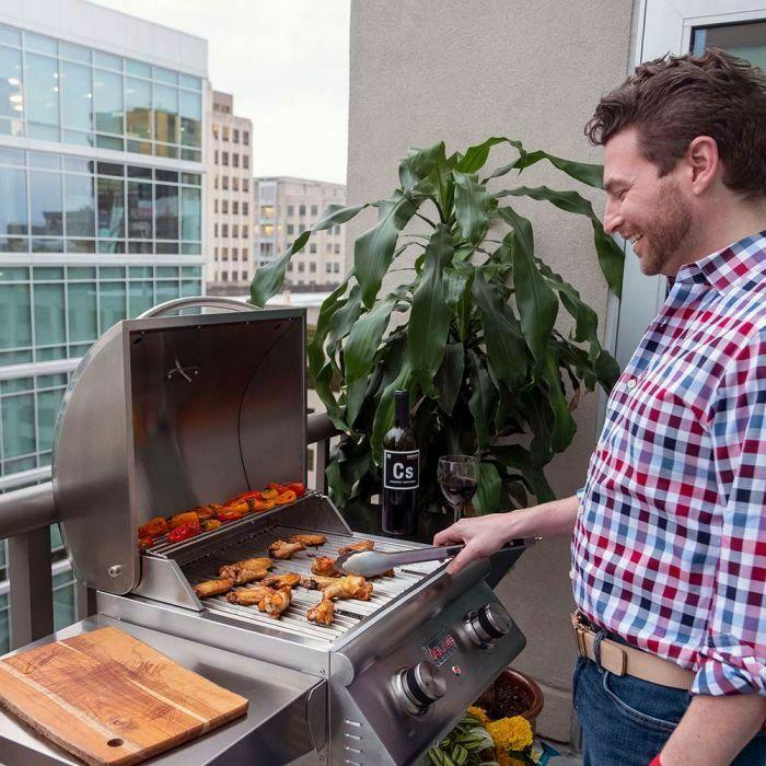 Blaze Stainless Steel Built-In 4-Burner Gas Grill, Natural Gas, 32-inch