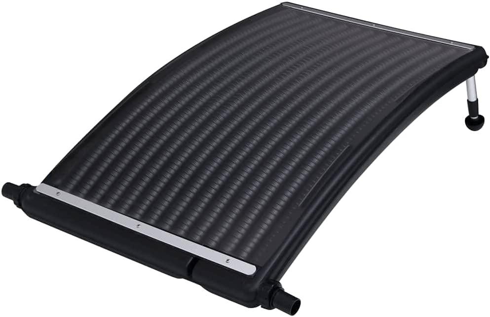 LUSHAZER Solar Heating Kit, Curved Solar Pool Heater, Spa Accessory Backyard Garden, for Above-Ground Pools, Environmentally, for Boat Shed Farm Home Residential Commercial House 43.3"x25.6"