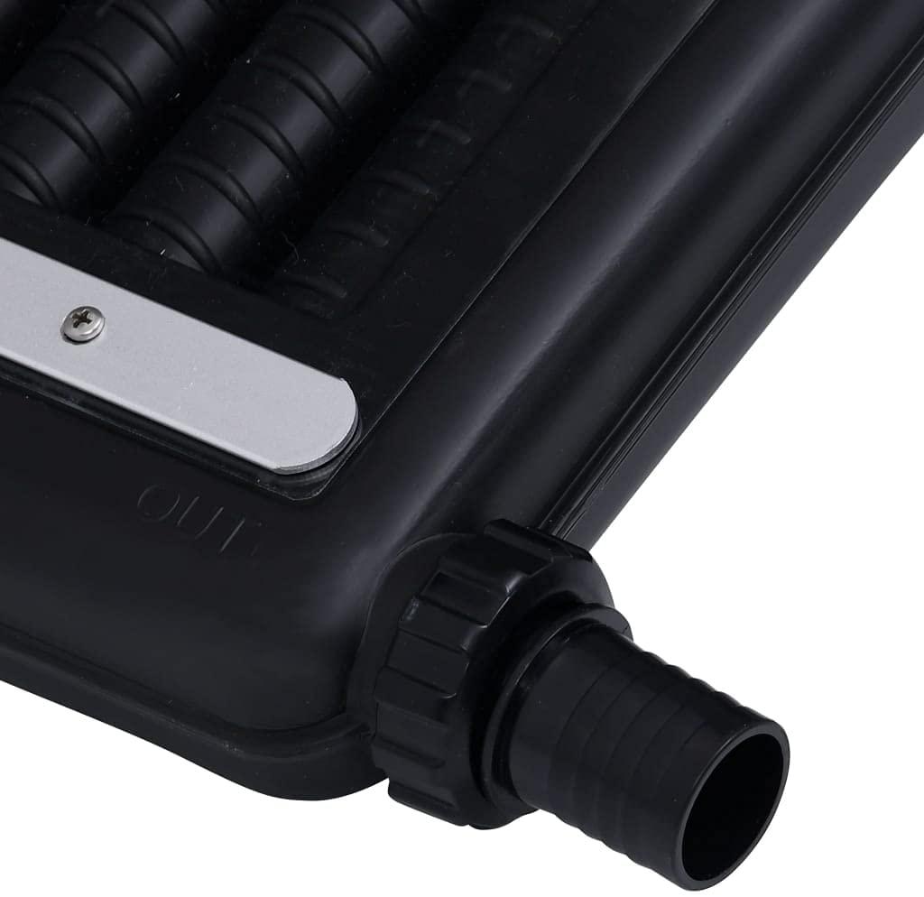 LUSHAZER Solar Heating Kit, Curved Solar Pool Heater, Spa Accessory Backyard Garden, for Above-Ground Pools, Environmentally, for Boat Shed Farm Home Residential Commercial House 43.3"x25.6"
