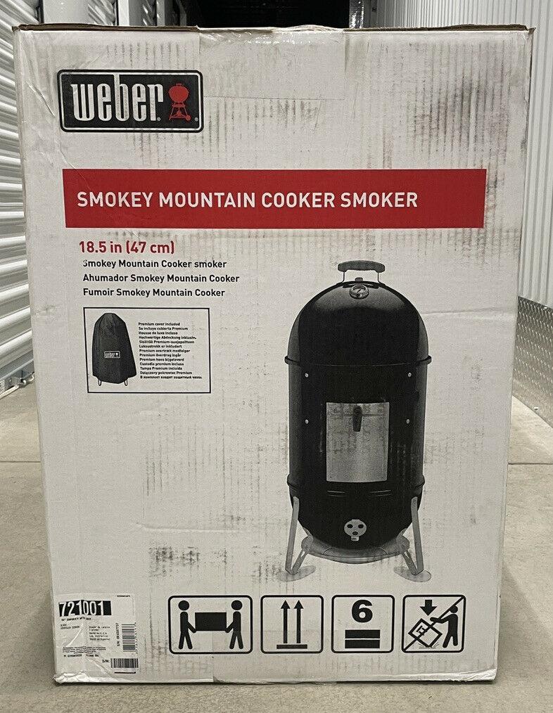 Weber Smokey Mountain - 18.5 - Achieve an authentic smokehouse flavor at home!
