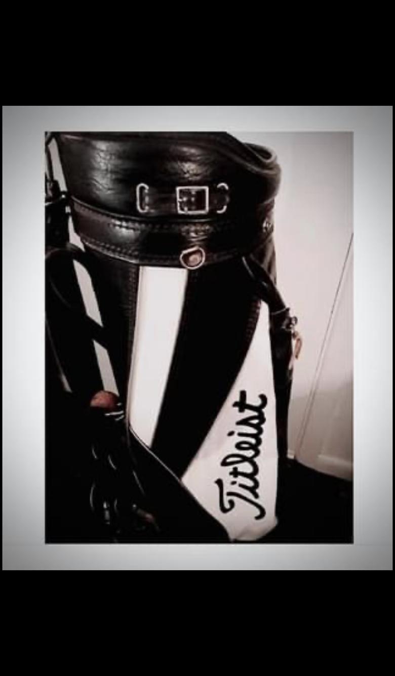 Vintage Midcentury Titleist Tour Staff Golf Bag - Rare/Leather