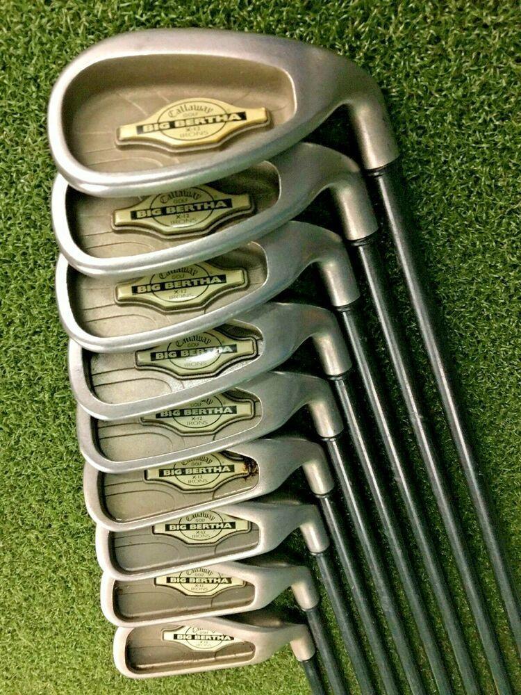 Callaway Big Bertha X-12 Iron Set 4-PW+AW+SW / RH / RCH 96 Firm Graphite /mm4247