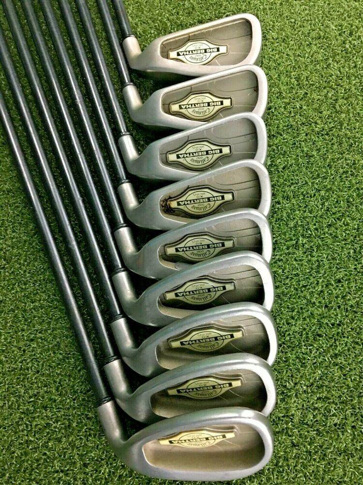 Callaway Big Bertha X-12 Iron Set 4-PW+AW+SW / RH / RCH 96 Firm Graphite /mm4247