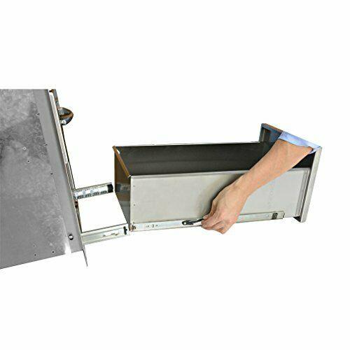 Stanbroil Outdoor Kitchen Stainless Steel Triple Access Drawer, 15”w x 21.5”h x