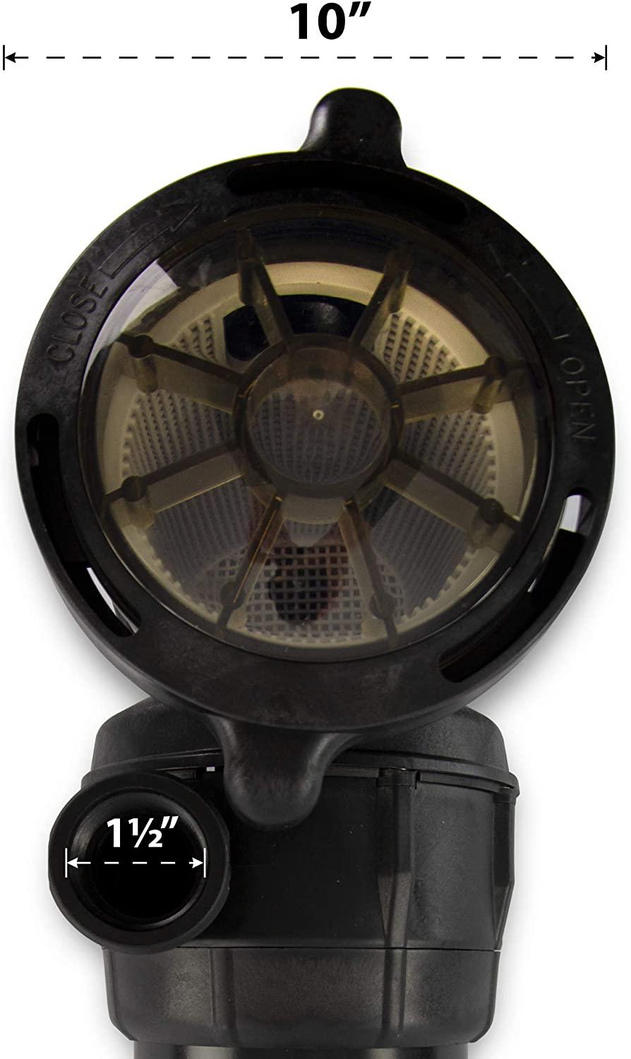Rx Clear Extreme Force High Performance Pool Pump for Above Ground Swimming Pools | Single Speed | 1 HP Pump | 115V 12 Amps | Economically Smart Choice | 6-Foot Cord Included