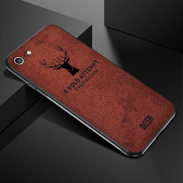 Ultra Thin Cloth Soft Case For iPhone Series