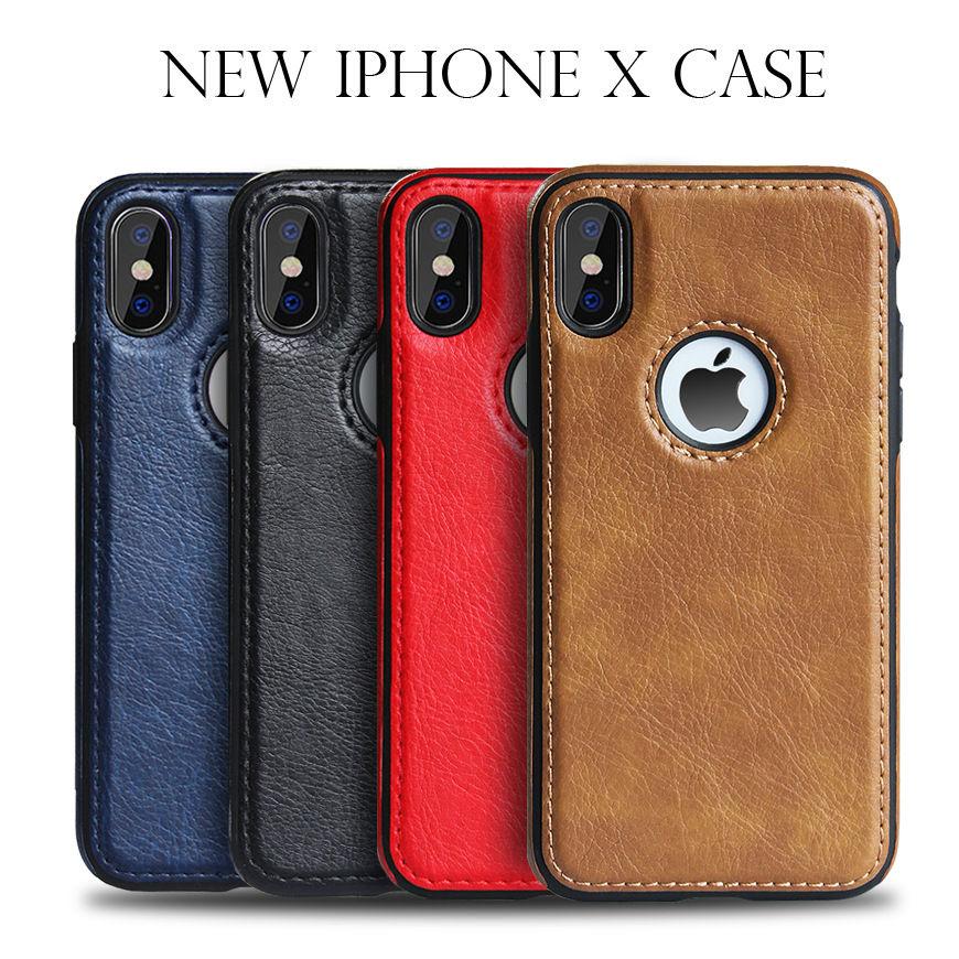 Slim PU Leather Case for iPhone