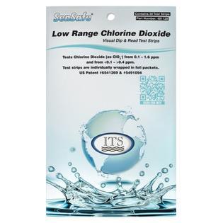 SenSafe Low Range Chlorine Dioxide 30 Foil Packed Tests - INCL. 12 PK