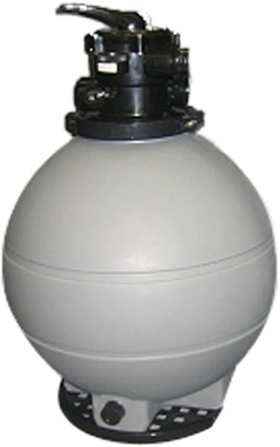 Rx Clear Patriot 22-Inch Sand Filter | 200 Lb Sand Capacity | for Above Ground Swimming Pools Up to 22,000 Gallons
