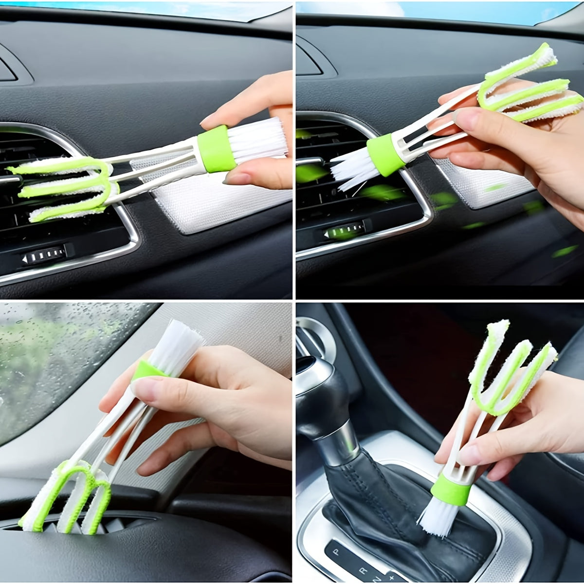 26Pcs Car Detailing Brush Set, Car Detailing Kit, Car Drill Brush/Wheel Brushes/Air Vent Brush/Buffing SponPads Kit/Washing Mitt/Cleaning Cloth