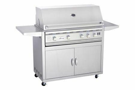 Stainless Steel Gas Grill Cart for 38" TRL Series Grill - Cart Only