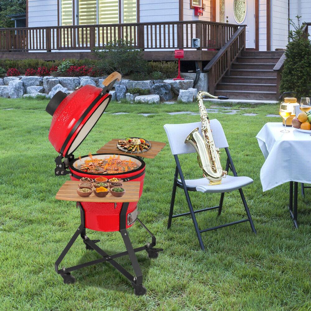 NEW Stainless Steel Grill Tools Set 18in Steel Charcoal Grill Courtyard party