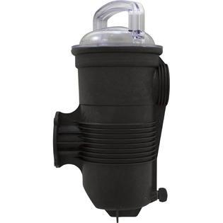 Trap Assembly, Challenger High Pressure-3F, Blk, w/ss Basket
