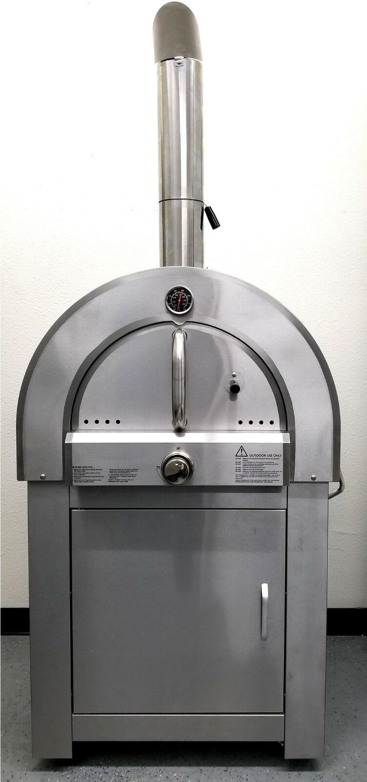 New Stainless Steel Outdoor LPG Propane Gas Pizza Oven Range Grill BBQ