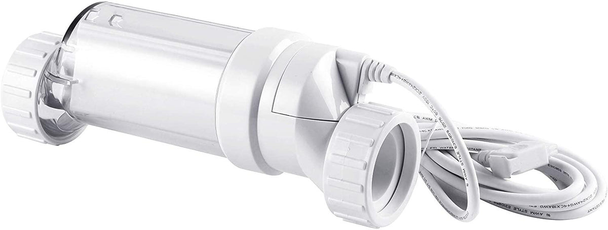 BLUE WORKS Salt Cell Model Number: BLT15H Compatible with Hayward Goldline AquaRite T-Cell-15 | Cell Plates Made by USA Manufacturer | 2-Year Full USA Warranty (Clear)