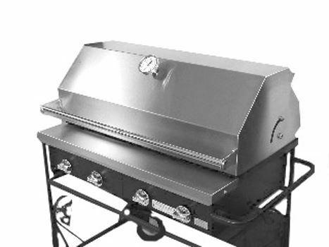 Lazy Man 3 Section FA Rolltop SS Cooking Cover