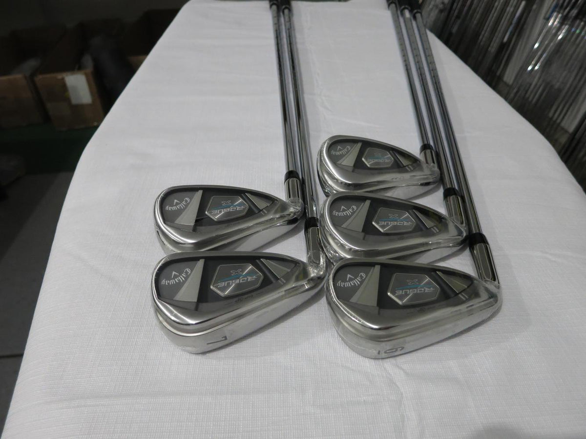Callaway Rogue X Iron Set - 6-PW - KBS Max 90 Regular Flex Steel - NEW - LH