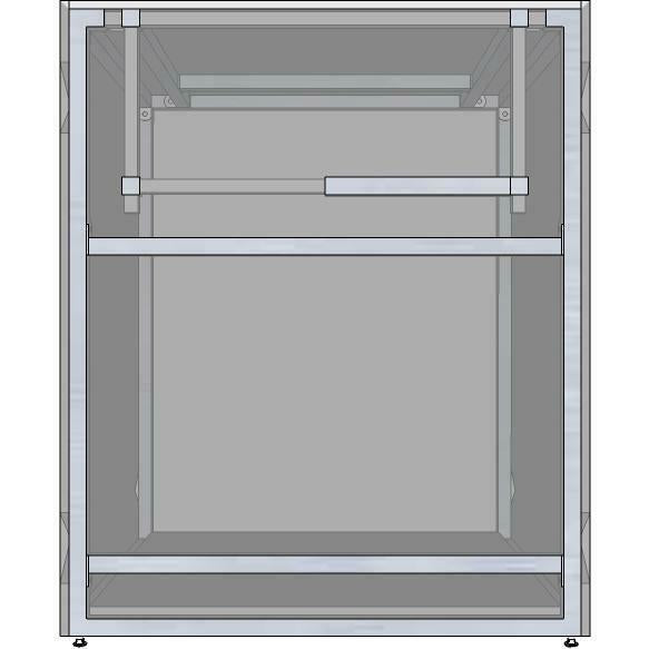 Universal 30-Inch Ready To Finish BBQ Island Appliance And Storage Cabinet