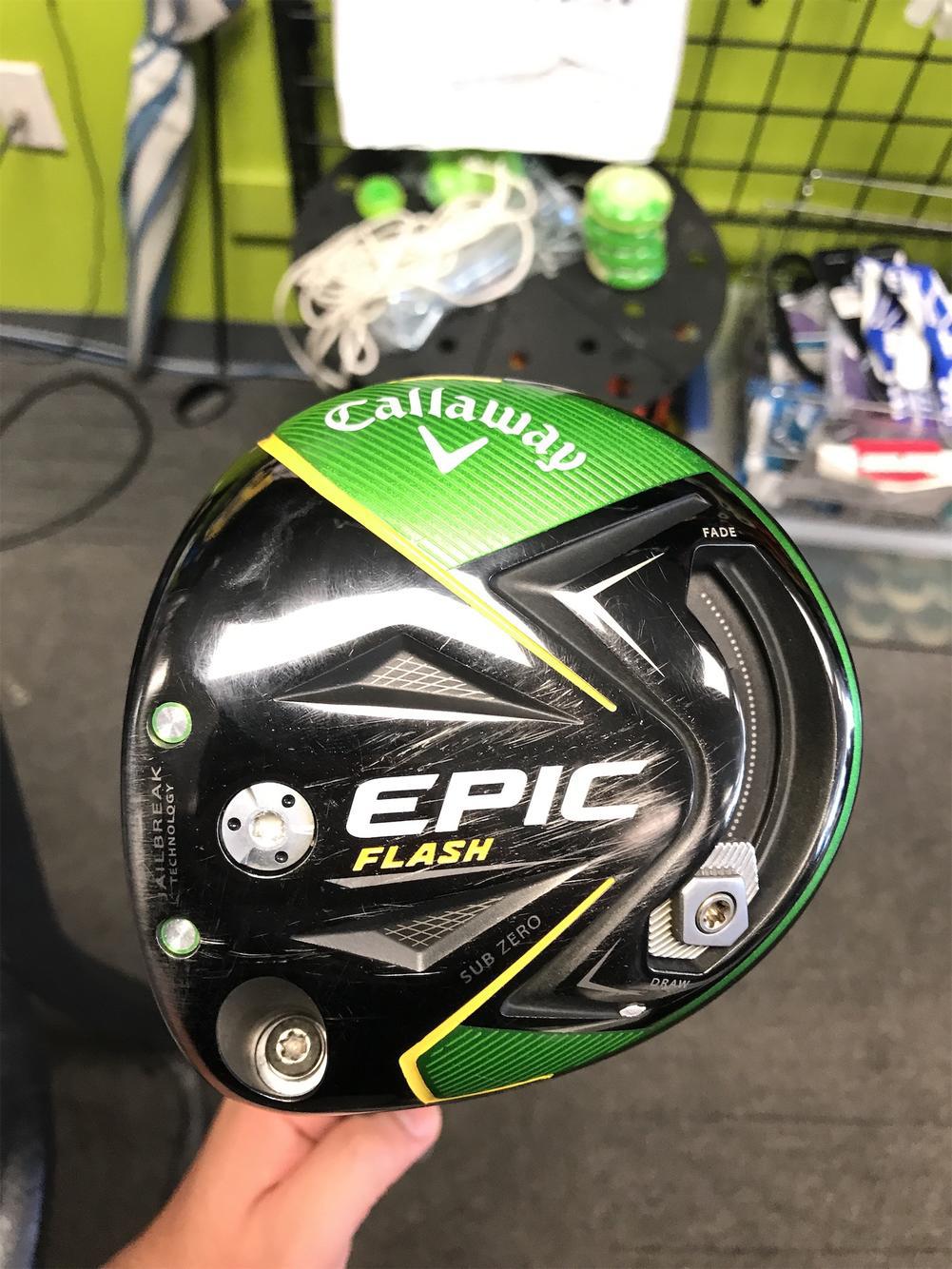 Men's Left Hand Epic Flash Sub Zero Extra Stiff Flex 10.5 Loft Driver