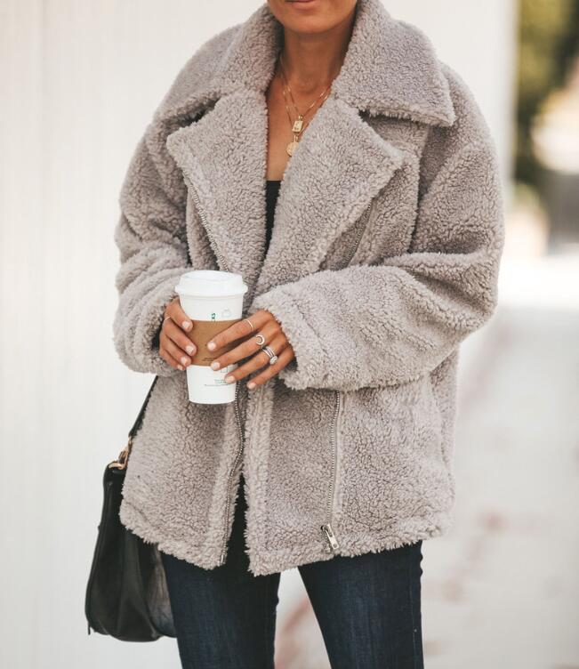 Winter Fashion Teddy Coat