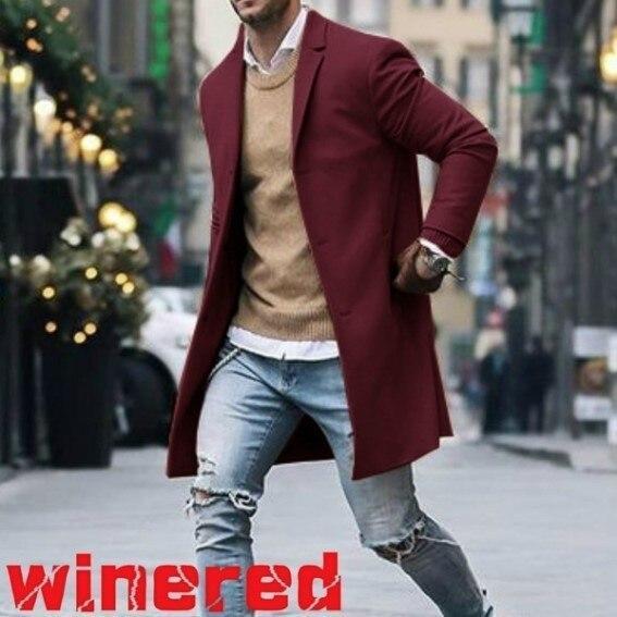 Fashion Blends Coat Solid Slim Fit Long Sleeve Cardigan Jacket