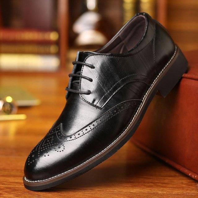 Shoes - Luxury Brand Men's Business Leather Shoes