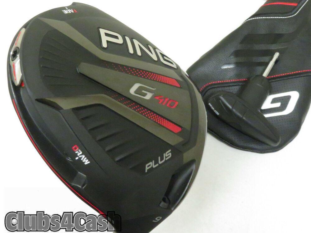 PING G410 Plus Driver 9* TOUR 65 Stiff Flex +Cover & Tool .. MINT