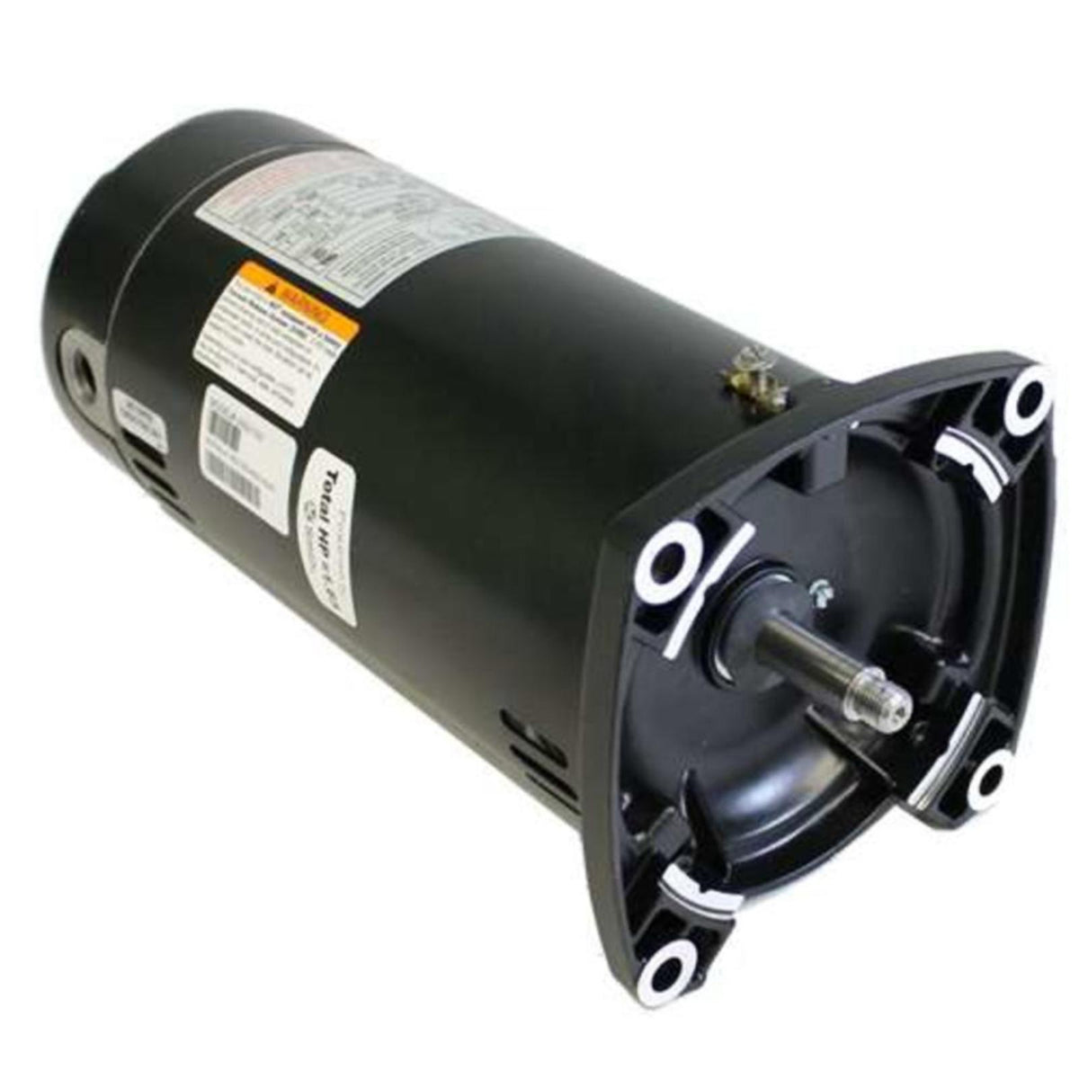 Century AO Smith 1 HP Square Flange Threaded Shaft Horizontal Pool Pump Motor, 1.25 SF