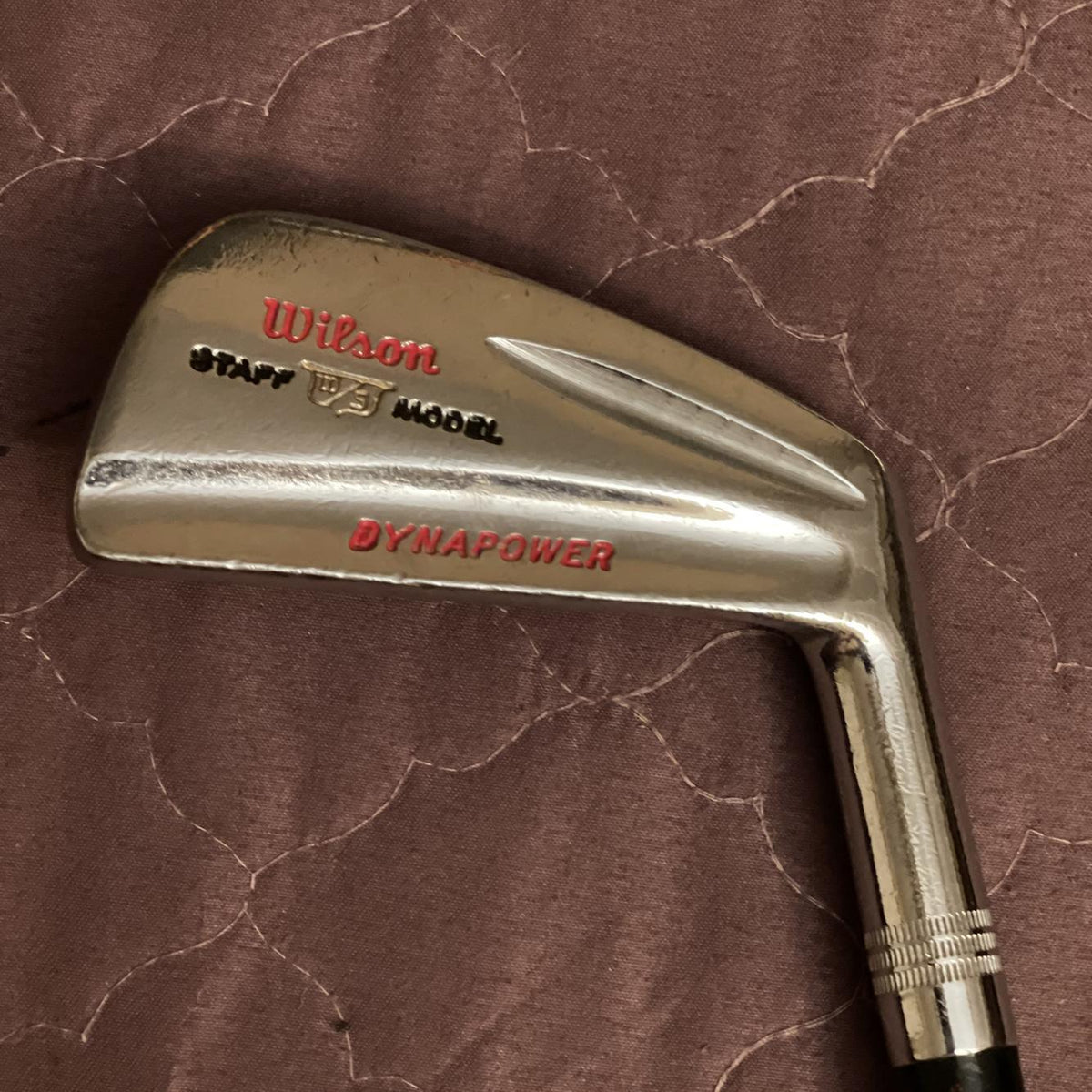 Men's Right Handed Wilson staff Dynapower Stiff Flex Steel Shaft Iron Set