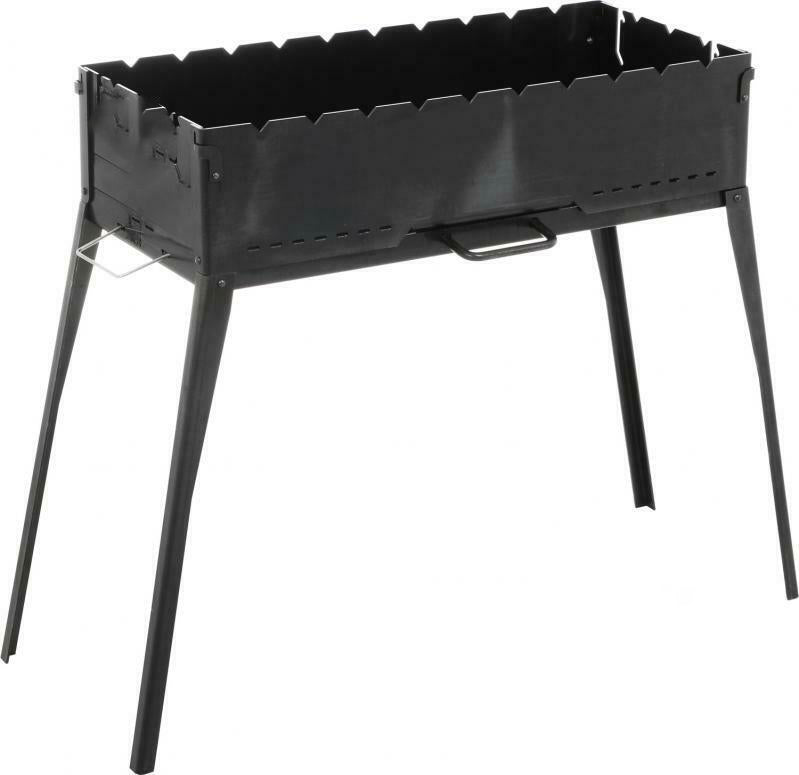Mangal Portable Barbecue Grill Foldable Steel 3mm BBQ Sashlik Мангал Heavy Duty