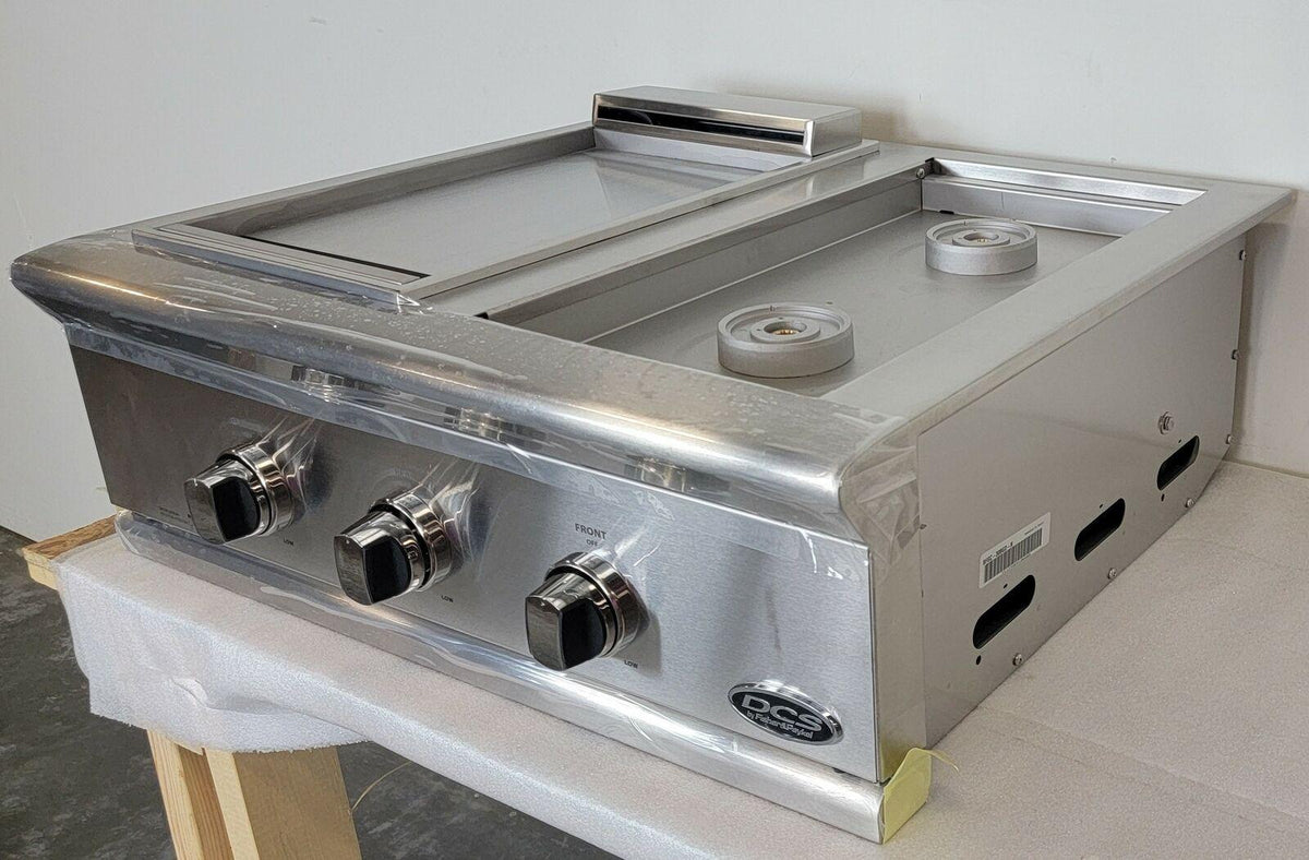 DCS BFGC30BGDN Liberty 30 Inch Built-in Gas Dual Side Burner and Griddle