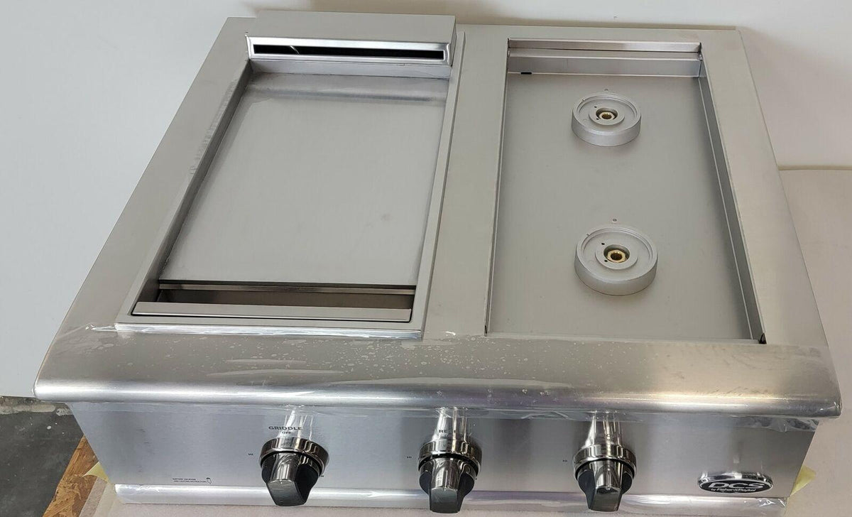DCS BFGC30BGDN Liberty 30 Inch Built-in Gas Dual Side Burner and Griddle