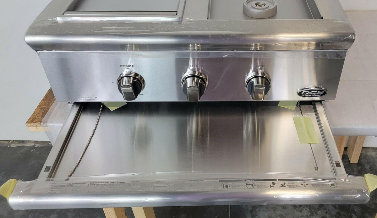DCS BFGC30BGDN Liberty 30 Inch Built-in Gas Dual Side Burner and Griddle