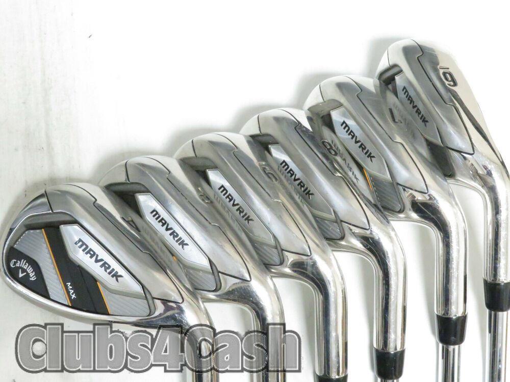 Callaway Mavrik Max Irons KBS R80 Regular Flex 6-P+A