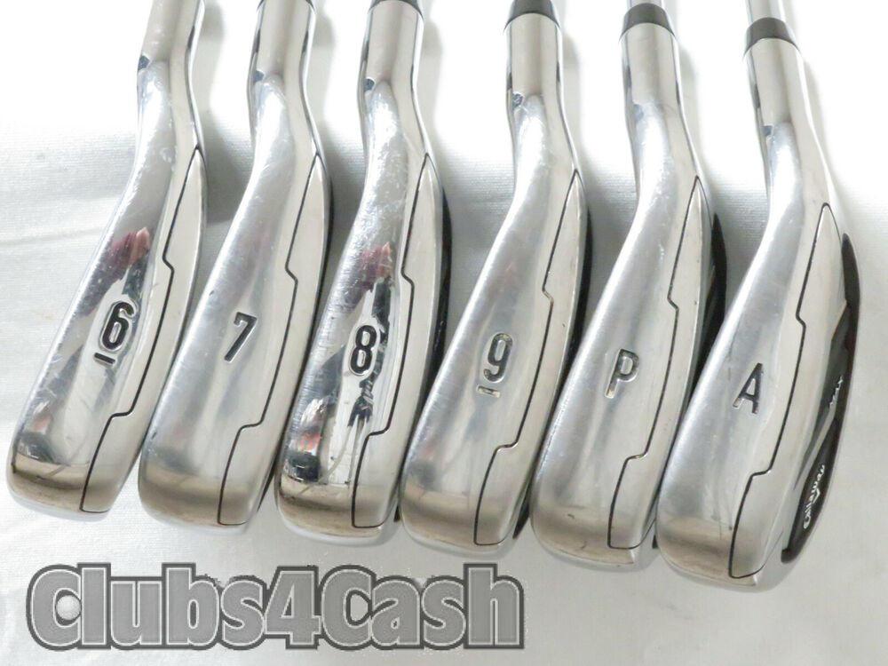 Callaway Mavrik Max Irons KBS R80 Regular Flex 6-P+A