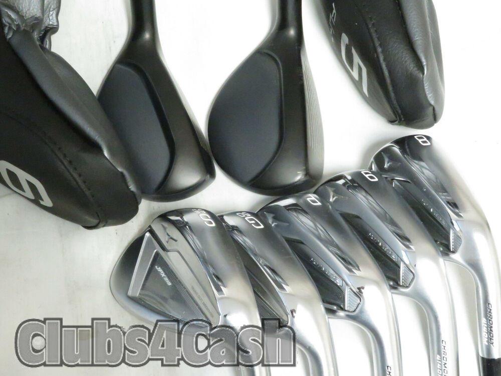 MIZUNO JPX Hot Metal Combo Fli Hi 5H 6H 8-P,G,S Irons Recoil ESX F3 Regular Flex