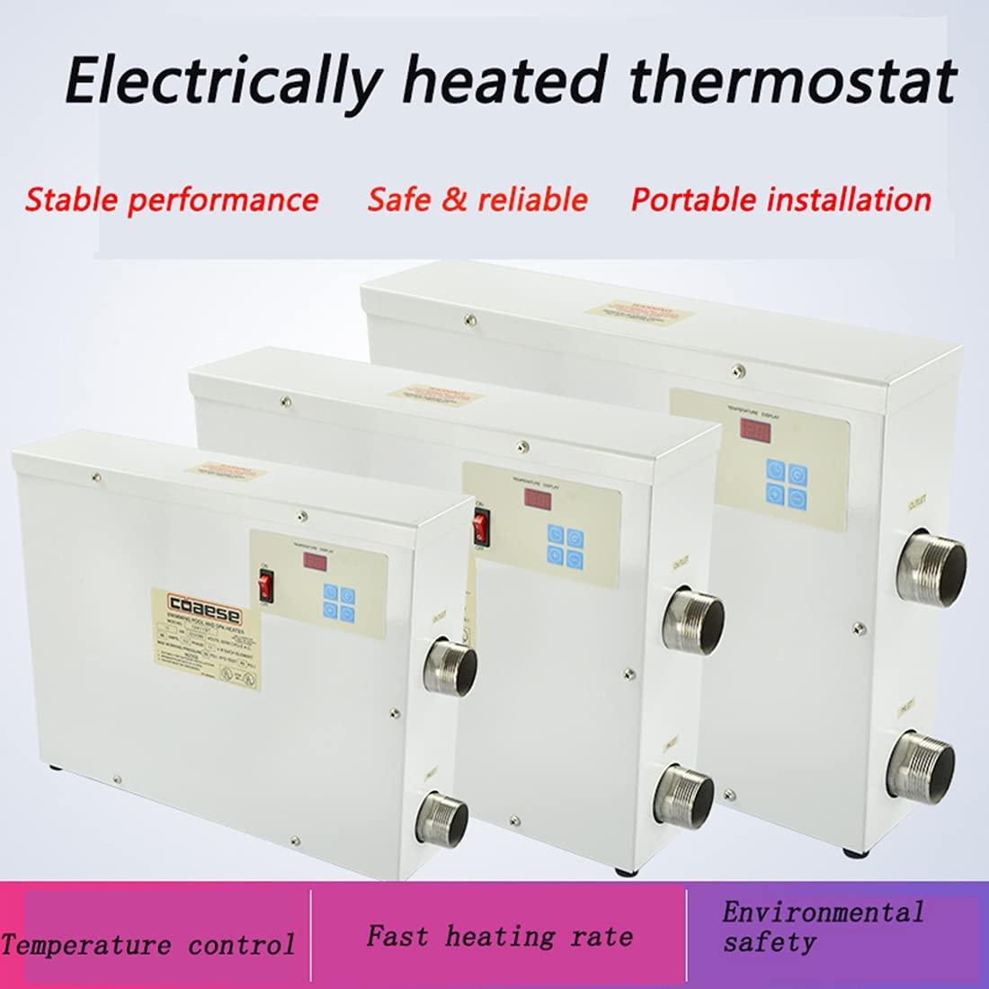 cjc Water Heater Thermostat Swimming Pool Thermostat SPA Bath Pool Heater Electric Water Heater Thermostat Temperature Controller (220Volt, 5.5KW)