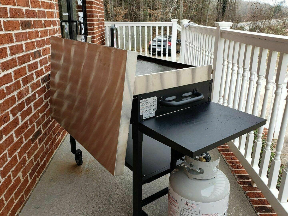 36" Blackstone Griddle stainless cover lid & windscreen front-gridddle not inclu
