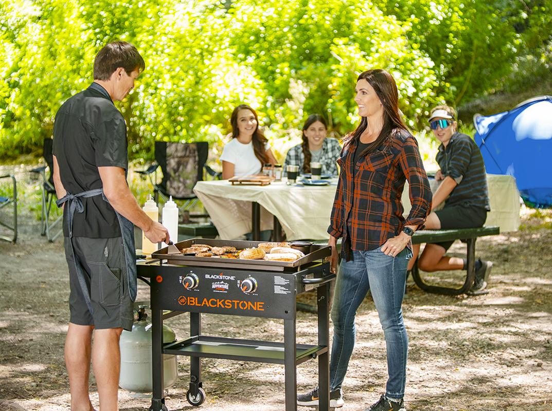 Blackstone Griddle Portable Gas Grill 28 Inch 2 Burner BBQ Cooking Outdoor