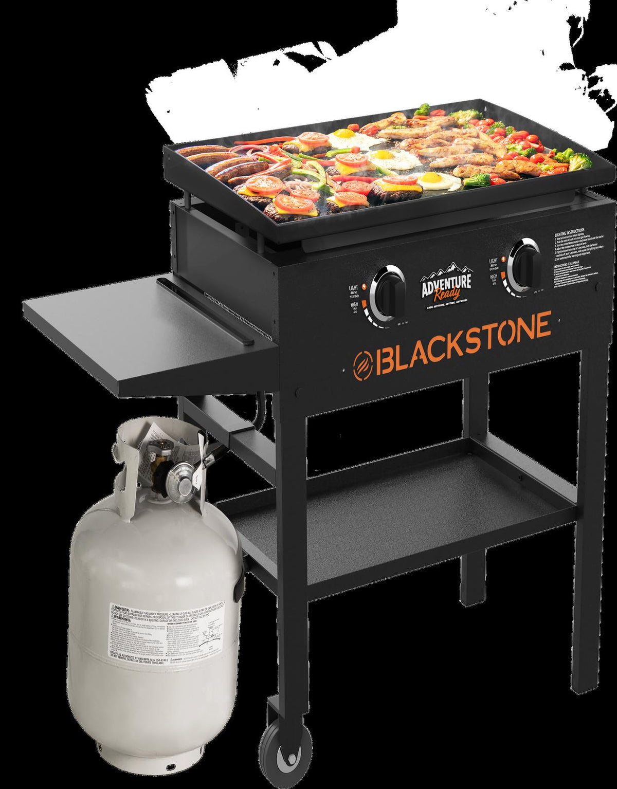 Blackstone Griddle Portable Gas Grill 28 Inch 2 Burner BBQ Cooking Outdoor