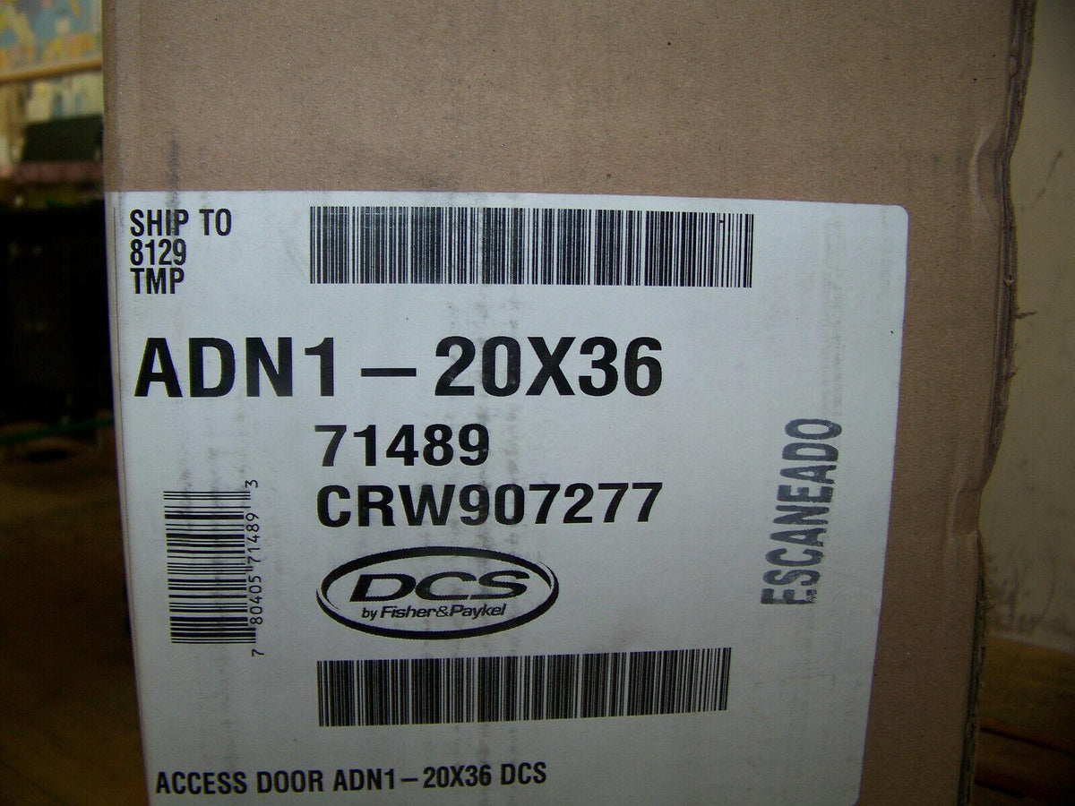 DCS by Fisher & Paykel 36" Stainless Steel Built-In Access Doors ADN1-20X36 New